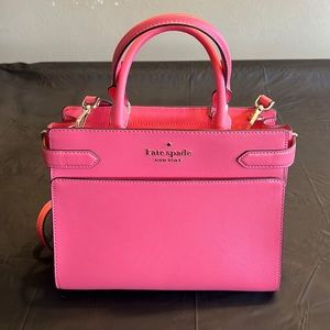 Kate Spade Staci Medium Satchel Coral Watermelon